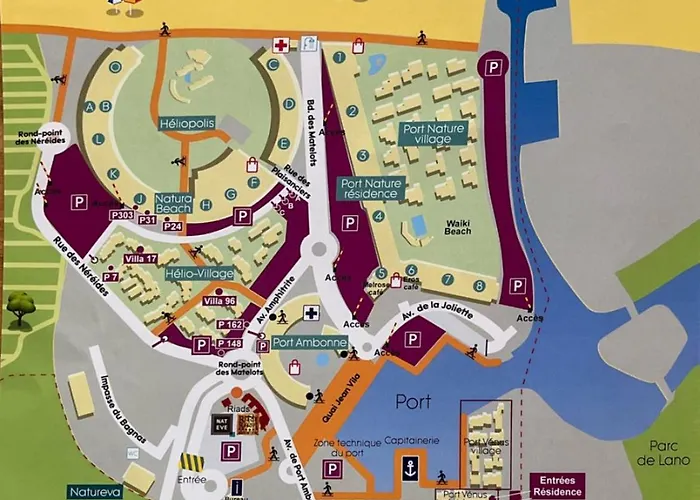 Апартаменты L'escale Port Nature 3 Etoiles Terrasses Агд